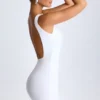 Rochie mini Valetta cu spate decupat, în alb Rochie mini Valetta cu spate decupat, în alb