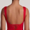 Rochie mini Violetta cu spate legat, în roșu Rochie mini Violetta cu spate legat, în roșu