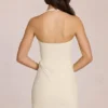 Rochie mini Viona din modal, culoare ivoriu Rochie mini Viona din modal, culoare ivoriu