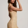 Rochie ultra mini asimetrică cu ornamente Kylie, în culoarea auriu Rochie ultra mini asimetrică cu ornamente Kylie, în culoarea auriu