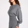 Salopetă cu mâneci lungi din tricot fin Moya, în culoarea gri Salopetă cu mâneci lungi din tricot fin Moya, în culoarea gri