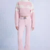Salopetă de schi impermeabilă cu curea, în nuanța Powder Pink Salopetă de schi impermeabilă cu curea, în nuanța Powder Pink
