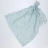 Sarong Molinas cu legături laterale, albastru cu imprimeu floral Sarong Molinas cu legături laterale, albastru cu imprimeu floral