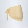 Sarong Molinas cu legături laterale în carouri galbene