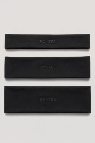 Set de 3 bentițe Soft Active, negru