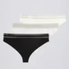 Set de chiloți cheeky cu talie înaltă în culori asortate Set de chiloți cheeky cu talie înaltă în culori asortate