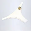 Slipuri de bikini Beqa cu detalii metalice, în culoarea alb Slipuri de bikini Beqa cu detalii metalice, în culoarea alb