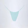 Slipuri de bikini Bosa cu șnur și broderie englezească, albastru pudră Slipuri de bikini Bosa cu șnur și broderie englezească, albastru pudră
