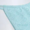 Slipuri de bikini Bosa cu șnur și broderie englezească, albastru pudră Slipuri de bikini Bosa cu șnur și broderie englezească, albastru pudră