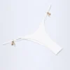 Slipuri de bikini Cebu cu detalii decorative, alb Slipuri de bikini Cebu cu detalii decorative, alb