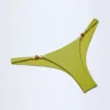 Slipuri de bikini Cheeky cu mărgele Bermuda în verde măslin Slipuri de bikini Cheeky cu mărgele Bermuda în verde măslin