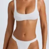 Slipuri de bikini Cruz Cheeky în alb Slipuri de bikini Cruz Cheeky în alb