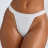 Slipuri de bikini Cruz Cheeky în alb Slipuri de bikini Cruz Cheeky în alb