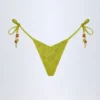 Slipuri de bikini cu detalii Cebu Charm în verde măslin Slipuri de bikini cu detalii Cebu Charm în verde măslin