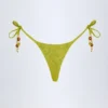 Slipuri de bikini cu detalii Cebu Charm în verde măslin Slipuri de bikini cu detalii Cebu Charm în verde măslin
