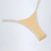 Slipuri de bikini cu două bretele Masia în carouri galbene Slipuri de bikini cu două bretele Masia în carouri galbene