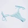 Slipuri de bikini cu șnururi laterale Vernazza din broderie englezească, albastru pudră Slipuri de bikini cu șnururi laterale Vernazza din broderie englezească, albastru pudră