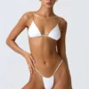 Slipuri de bikini cu volane Delray, alb Slipuri de bikini cu volane Delray, alb