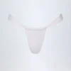Slipuri de bikini cu volane Solsona, alb