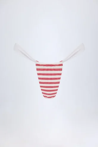 Slipuri de bikini Kauai cu volane, în nuanța Cherry Red Slipuri de bikini Kauai cu volane, în nuanța Cherry Red