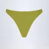 Slipuri de bikini Manea cu tăietură înaltă, de culoare verde măslin Slipuri de bikini Manea cu tăietură înaltă, de culoare verde măslin