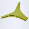 Slipuri de bikini Manea cu tăietură înaltă, de culoare verde măslin Slipuri de bikini Manea cu tăietură înaltă, de culoare verde măslin