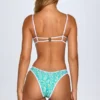 Slipuri de bikini Minori Cheeky cu imprimeu albastru multicolor Slipuri de bikini Minori Cheeky cu imprimeu albastru multicolor
