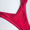 Slipuri de bikini Pacifico cu volane și decorațiuni, în nuanța roz zmeură Slipuri de bikini Pacifico cu volane și decorațiuni, în nuanța roz zmeură