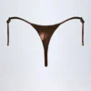 Slipuri de bikini Tierra în bronz auriu