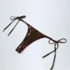 Slipuri de bikini Tierra în bronz auriu