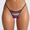 Slipuri de bikini triunghiulare Azure By Oh Polly în imprimeu multicolor Slipuri de bikini triunghiulare Azure By Oh Polly în imprimeu multicolor