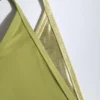 Slipurile de bikini Kisawa cu straturi metalice, de culoare verde Slipurile de bikini Kisawa cu straturi metalice, de culoare verde
