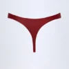 Slipurile de bikini St Barts cu detalii metalice, culoare cireș închis Slipurile de bikini St Barts cu detalii metalice, culoare cireș închis