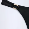 Slipurile de bikini St Barts cu detalii metalice, negru Slipurile de bikini St Barts cu detalii metalice, negru