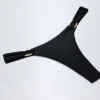 Slipurile de bikini St Barts cu detalii metalice, negru Slipurile de bikini St Barts cu detalii metalice, negru