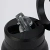 Sticlă de apă din oțel inoxidabil cu izolație termică și închidere magnetică, de culoare neagră Sticlă de apă din oțel inoxidabil cu izolație termică și închidere magnetică, de culoare neagră