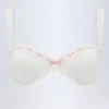 Sutien balconet cu sârmă Ravello Broderie Anglaise, alb