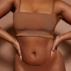 Sutien bandeau din plasă moale Intimates, culoare Almond Sutien bandeau din plasă moale Intimates, culoare Almond