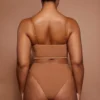 Sutien bandeau din plasă moale Intimates, culoare Almond Sutien bandeau din plasă moale Intimates, culoare Almond