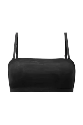 Sutien bandeau din plasă moale Intimates, negru Sutien bandeau din plasă moale Intimates, negru