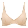 Sutien cu sârmă, din plasă moale, cu un singur strat, de la Intimates, în culoarea bej Sutien cu sârmă, din plasă moale, cu un singur strat, de la Intimates, în culoarea bej