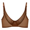Sutien cu sârmă, din plasă moale, cu un singur strat, Intimates, în culoarea castan Sutien cu sârmă, din plasă moale, cu un singur strat, Intimates, în culoarea castan