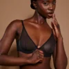 Sutien cu sârmă, din plasă moale, cu un singur strat, Intimates, negru Sutien cu sârmă, din plasă moale, cu un singur strat, Intimates, negru
