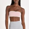 Sutien sport bandeau Soft Active în culoarea Blush Marl Sutien sport bandeau Soft Active în culoarea Blush Marl