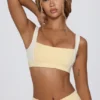 Sutien sport contrastant în culoarea Lemon Marl Sutien sport contrastant în culoarea Lemon Marl