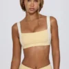 Sutien sport contrastant în culoarea Lemon Marl Sutien sport contrastant în culoarea Lemon Marl