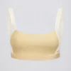 Sutien sport contrastant în culoarea Lemon Marl Sutien sport contrastant în culoarea Lemon Marl