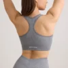 Sutien sport cu bretele late FlexiRib, culoare gri melanj Sutien sport cu bretele late FlexiRib, culoare gri melanj