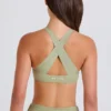 Sutien sport cu decolteu în V și spate încrucișat, culoare Matcha Sutien sport cu decolteu în V și spate încrucișat, culoare Matcha