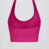 Sutien sport cu gât halter Define Luxe în culoarea Berry Sutien sport cu gât halter Define Luxe în culoarea Berry